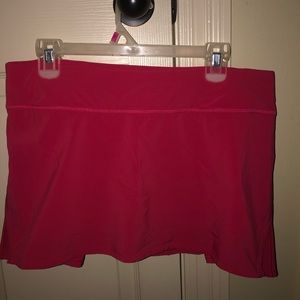 LuLuLemon Red Skirt